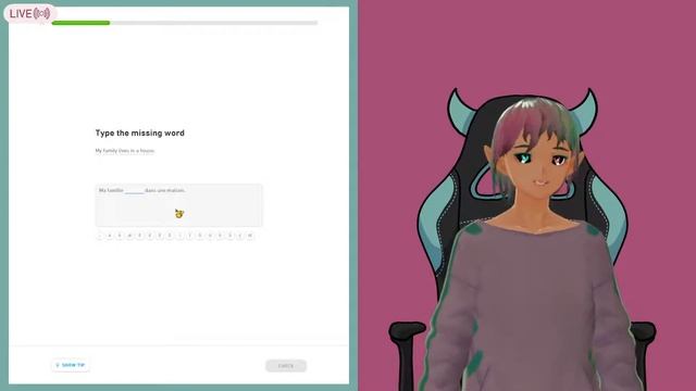 【DUOLINGO FRENCH】#7 I miss my restaurant ಥ‿ಥ【Isana Ch. 勇魚チャネル】 смотреть онлайн