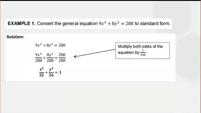 CONIC SECTION - ELLIPSE: Definition and Equation смотреть онлайн