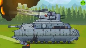 Tank Cartoon #54 : Monster Tanks Attack - Cartoons about Tanks