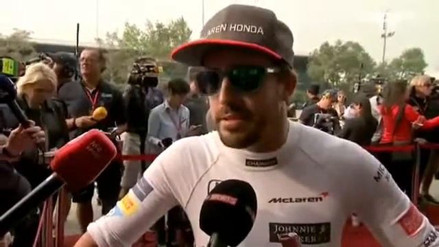 Алонсо после квалификации в Шанхае 2017 смотреть онлайн