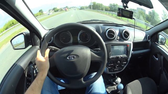 2015 Лада Гранта Лифтбек. POV Test Drive. смотреть онлайн