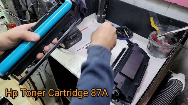 Refill HP 87A Toner Cartridge / آموزش شارژ کارتریج اچ پی 87 смотреть онлайн