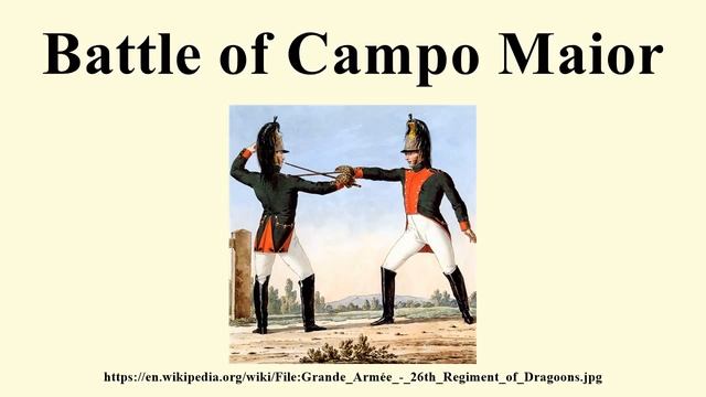 Battle of Campo Maior смотреть онлайн
