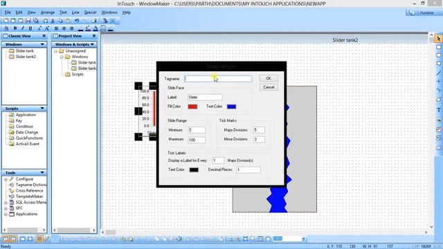 simple tank filling grafics using Slider tool in intouch? смотреть онлайн