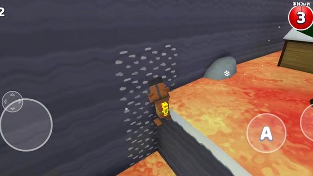 Пол это лава супер приключение медведя Super bear adventure смотреть онлайн