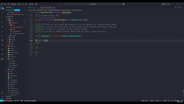 36 -Delete Product API - DELETE Method