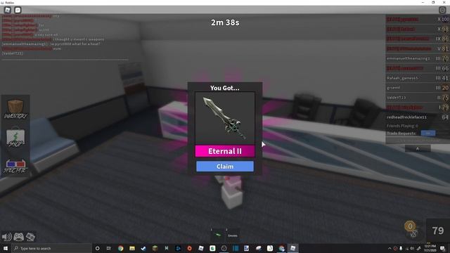 Trading for Eternal II!!!! | Murder Mystery 2 | (Wisp) | смотреть онлайн