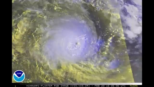 2015-16 Individual South Pacific Cyclone season Satellite Animation смотреть онлайн