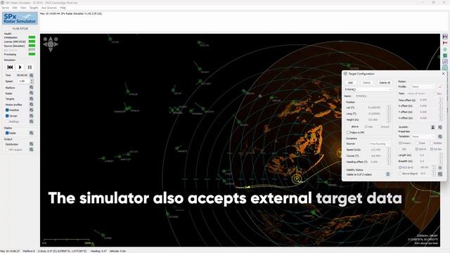 SPx Radar Simulator - software for developing, testing and training with radar-based systems смотреть онлайн