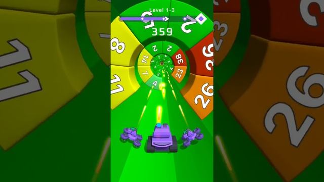 Tank Hero 3D - Gameplay Walkthrough Part 1 Levels 1-2 (Android, iOS Gameplay) смотреть онлайн