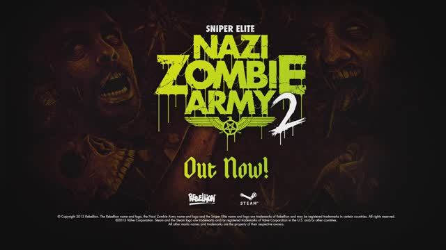 Sniper Elite: Nazi Zombie Army 2 - трейлер смотреть онлайн
