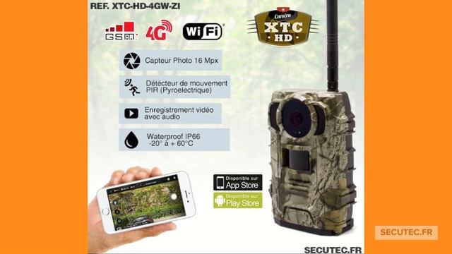 CAMÉRA DE CHASSE 4G WI-FI WATERPROOF AVEC ENVOI ALERTE PHOTO HD 16 MPX SUR IPHONE ET ANDROID смотреть онлайн
