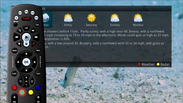 How to Access the Weather App, View the Forecast and the Radar - Remote Control Options смотреть онлайн