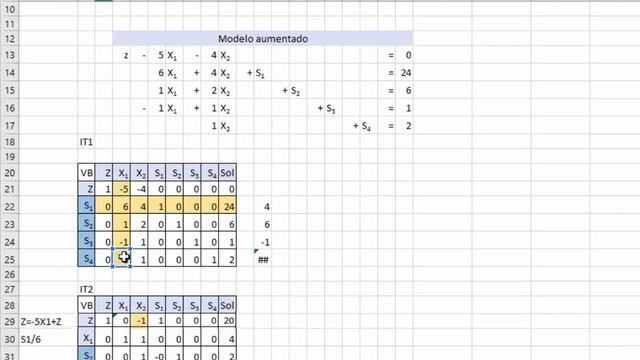 Método Simplex - Excel (solver) смотреть онлайн
