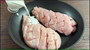 Как правильно приготовить куриную грудку на сковороде.Самое Сочное Куриное филе.Мясо не будет сухим