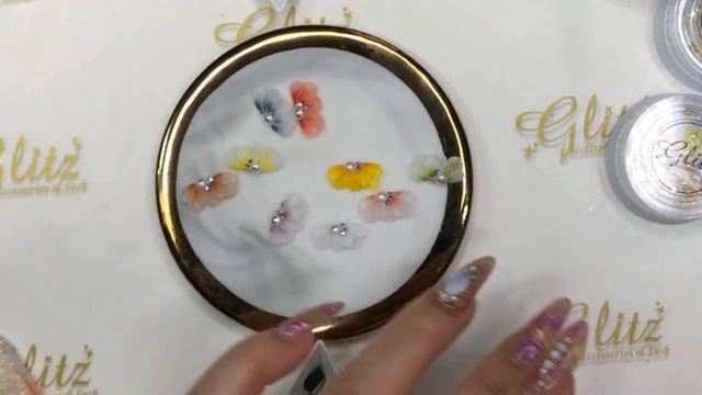 Full Live Tutorial: Velvetty Gel, 3D Crystal, 3D HandCrafted Acrylic Flower, Crystals, Metal Art смотреть онлайн