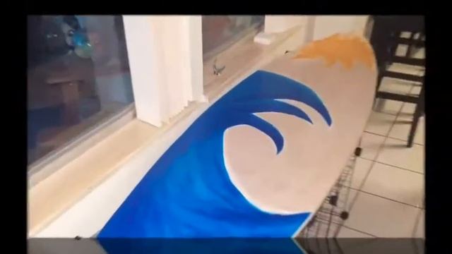 JB Dezigns Surf Board Desk Time Lapse смотреть онлайн