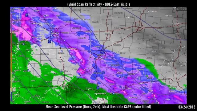 Cincinnati NOAA Wx Radio and Radar-Satellite Loops 03/24/2018 смотреть онлайн