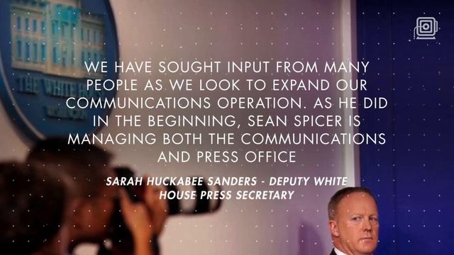 Sean Spicer Expected To Step Away From White House Podium смотреть онлайн