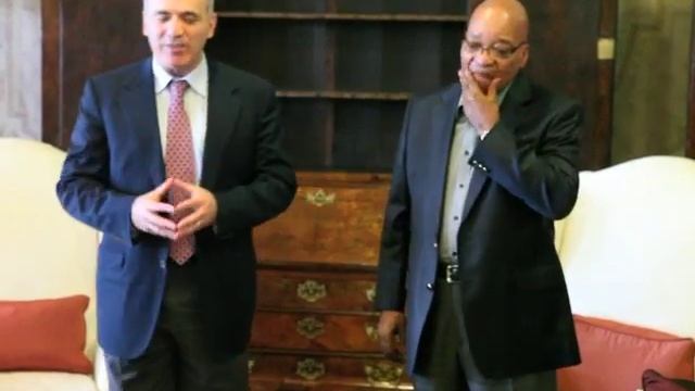 Jacob Zuma meets with Gary Kasparov - South Africa смотреть онлайн