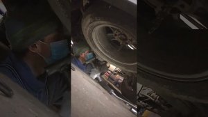 снятие заднего амортизатора HOVER часть 2