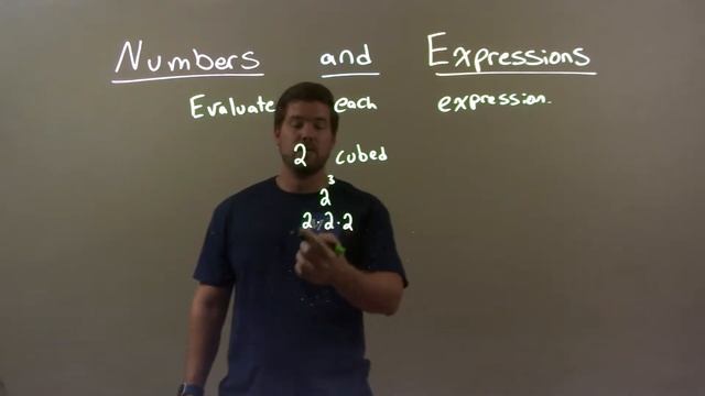 Evaluate the Expression: 2 cubed смотреть онлайн