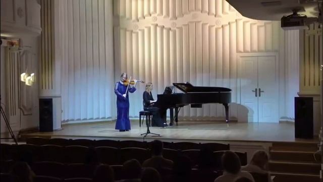 Р. Щедрин «В подражание Альбенису» исп. Маргарита Афанасьева (скрипка), Ольга Попова (фортепиано) смотреть онлайн