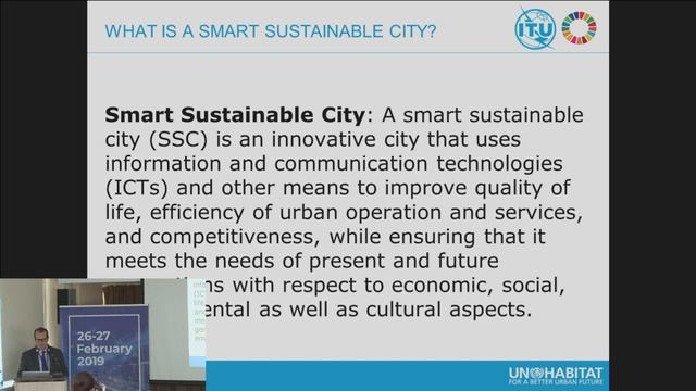 ITU-UN-Habitat-UNDP Forum on Smart sustainable cities Day 1 part 2 26.02.2019 смотреть онлайн