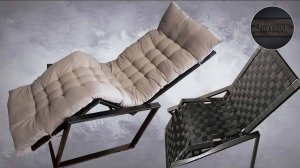 Кресло шезлонг из профиля своими руками