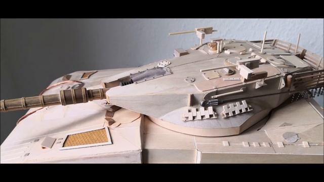 Diary of my israeli heavy tank Merkava Mk. I, made of wood 1:16 (Part 1) смотреть онлайн