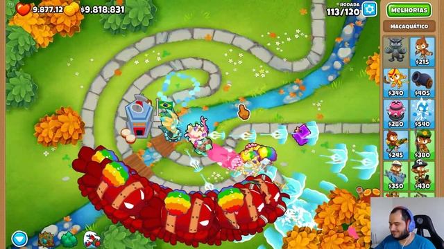 250 Ou 052? MELHORES Cruzamentos De Caminho Pro MACAQUATICO - BTD6 - Bloons TD 6