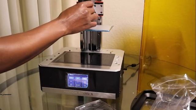 ANYCUBIC MONO X: How to install and level the bed смотреть онлайн