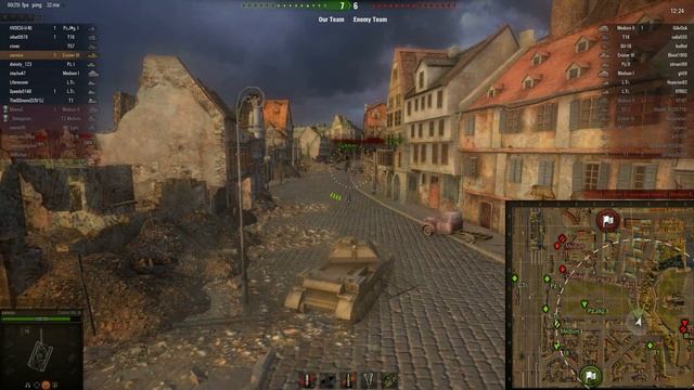 World of Tanks - Himmelsdorf with UK GB58 Cruiser Mk III E11 смотреть онлайн