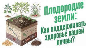 ОТ чего зависит плодородие земли.