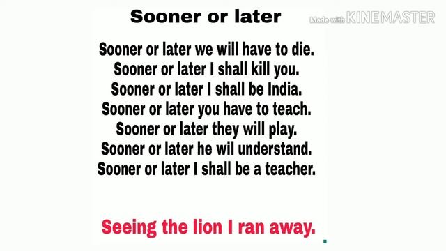 Use_of_sooner_or_later___sooner or later uses with examples by Rohingya English Online Education смотреть онлайн