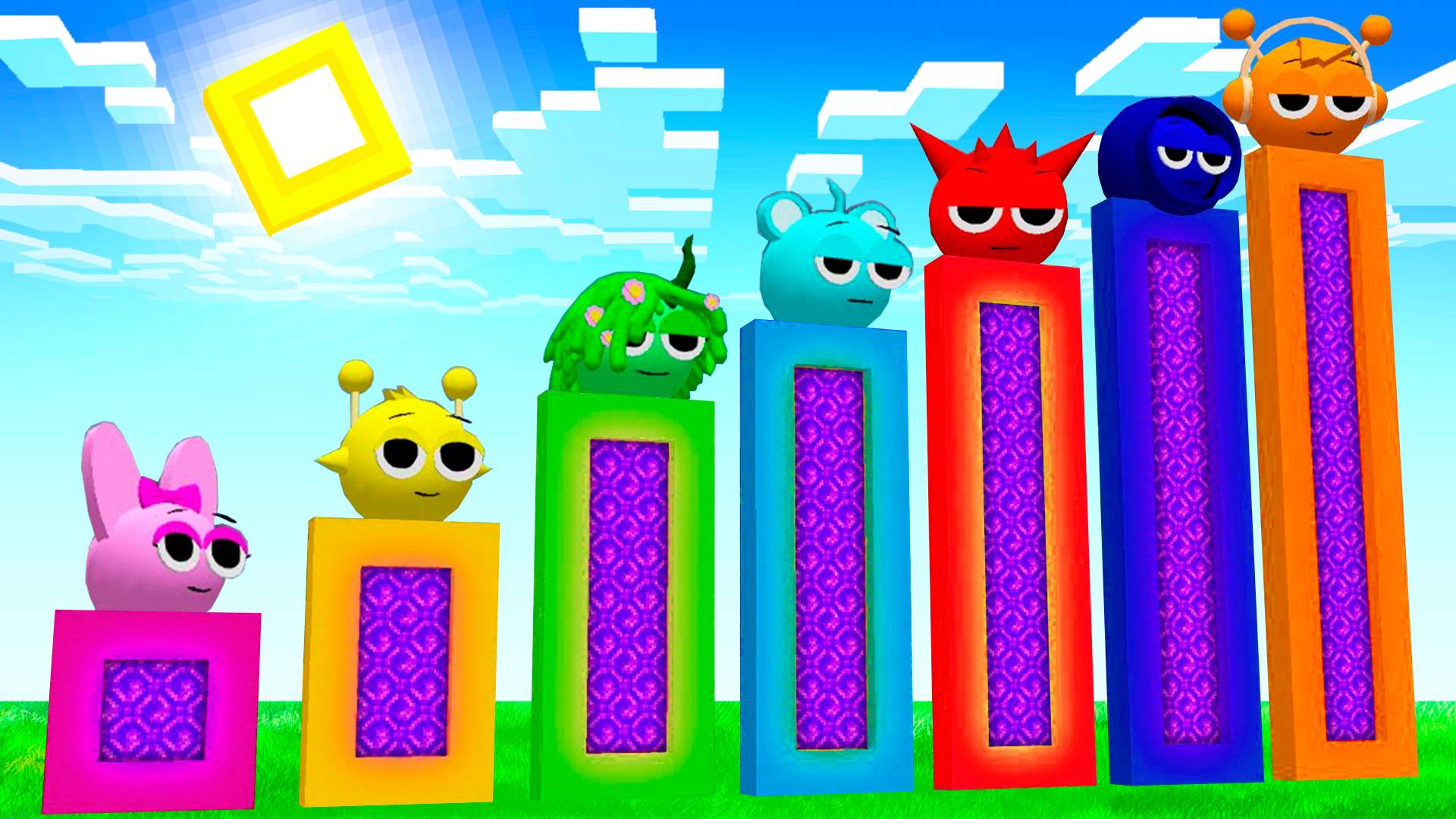 ВЫЖИВАНИЕ ВНУТРИ ВСЕХ ПОРТАЛОВ СПРУНКИ В МАЙНКРАФТ! ХОРРОР СПРАНКИ SPRUNKI INCREDIBOX MINECRAFT смотреть онлайн