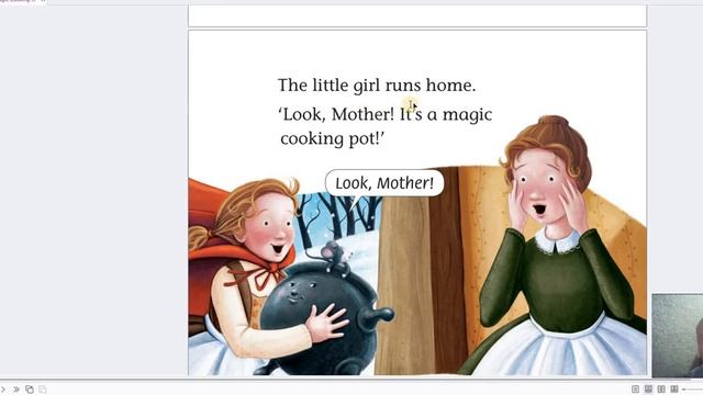For kids | Английский язык. Читаем сказку The Magic Cooking Pot. Начальный уровень. смотреть онлайн