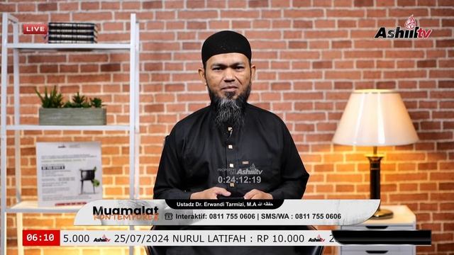 🔴 [LIVE] Konsultasi Muamalat Kontemporer - Ustadz Dr. Erwandi Tarmizi, M.A حفظه الله смотреть онлайн