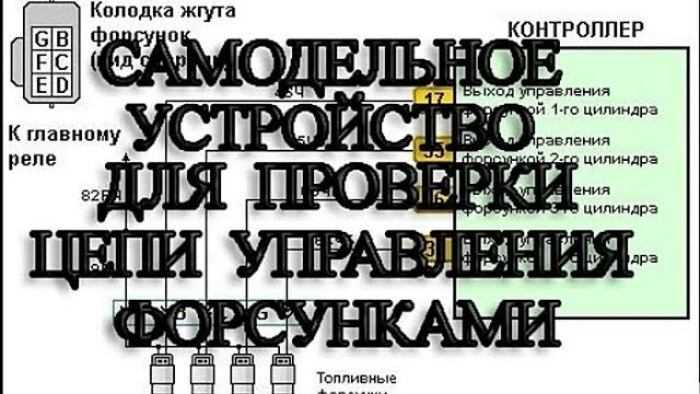 Простое самодельное устройство для проверки цепи управления форсунками.mp4 смотреть онлайн