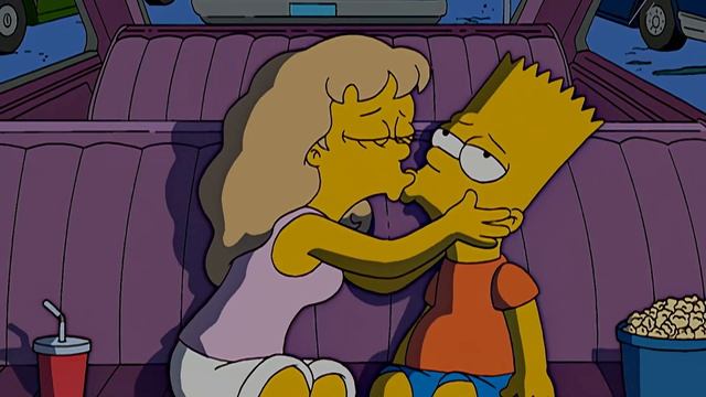 Bart Simpson And Darcy Kissing - The Simpsons смотреть онлайн