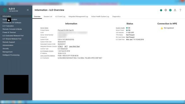 ILO 5 Firmware Update Procedure On DL560 Gen10