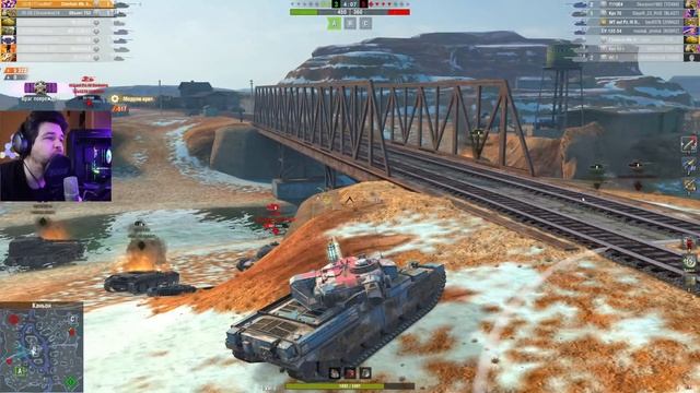 ЛЕГЕНДАРНЫЙ Chieftain Mk6 ОСТАВИЛИ 1vs4 ● 8K DMG НА СКИЛЕ ● WoT Blitz смотреть онлайн