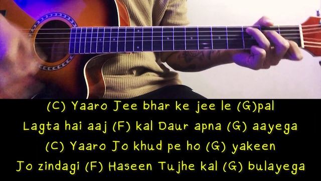 Hai Junoon |New York | K K | Guitar Chords Tutorial | Easy Notes смотреть онлайн