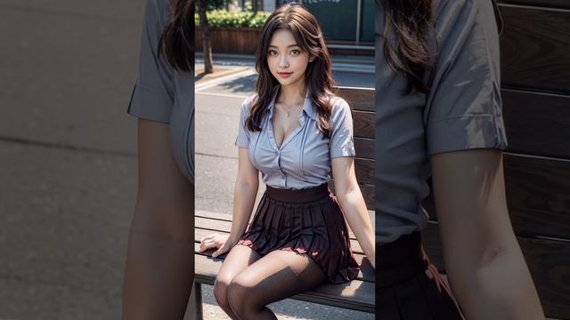 [4K] Mesmerizing Beauty In Mini Skirt || AI Art #ailookbook #lookbook #miniskirtsfashion смотреть онлайн