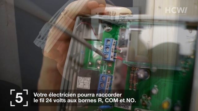 Le raccordement électrique du thermostat avec sonde thermique. смотреть онлайн