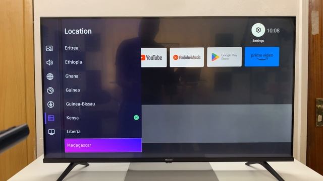 Hisense VIDAA Smart TV: How To Change Location