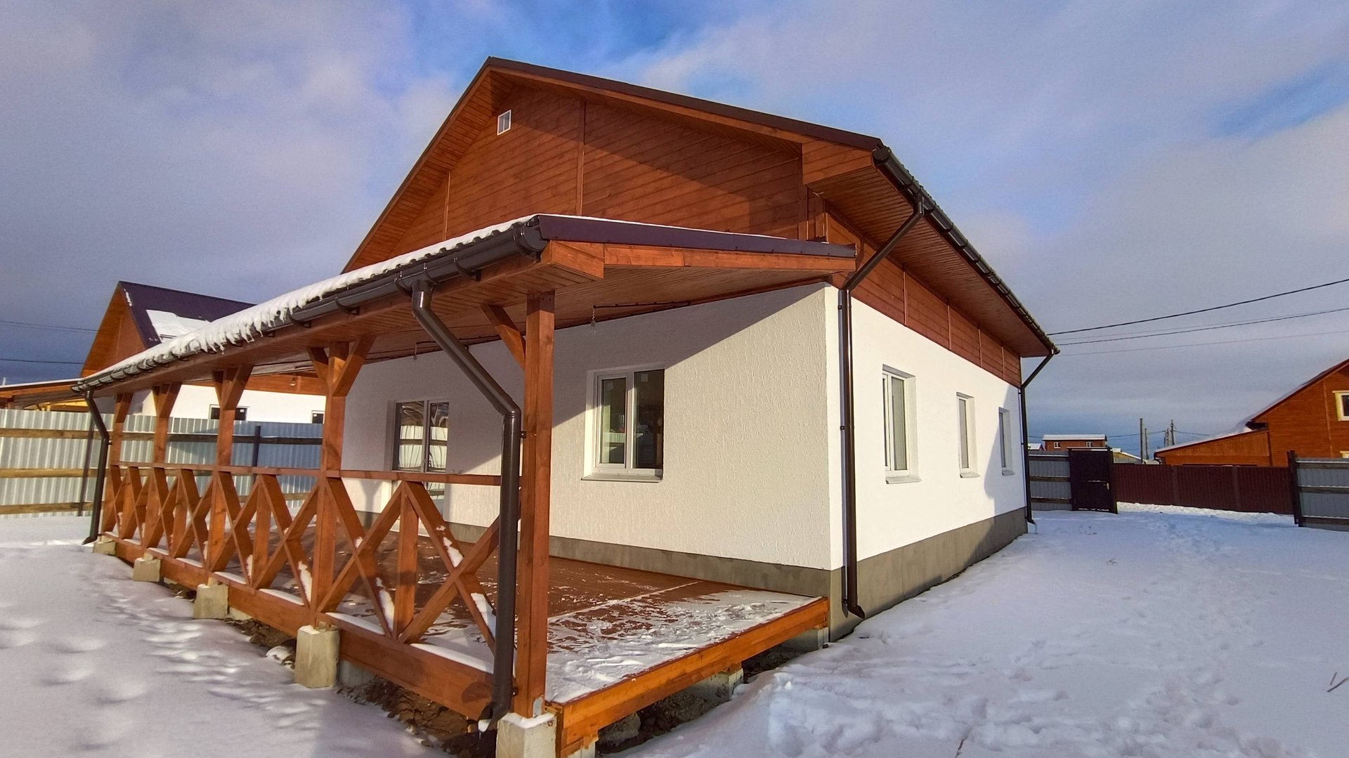 Дом из Газоблока в ГусиКлаб (д. Гусева Свердловская область).