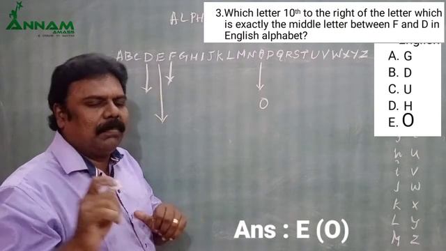 Alphabet test | Logical Reasoning | Part-3 | Tamil | Annam Amass смотреть онлайн