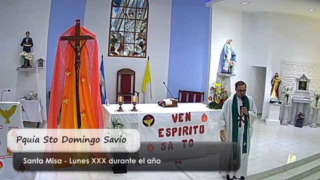 Pquia Santo Domingo Savio - Santa Misa - Lunes XXX durante el año - 25 de octubre de 2021 смотреть онлайн