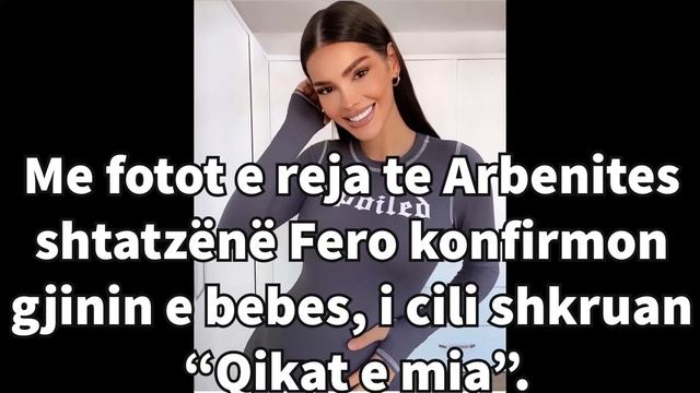 Me foton më të ëmbel të Arbenites Fero konfirmon gjinin e fëmijes së tyre. смотреть онлайн